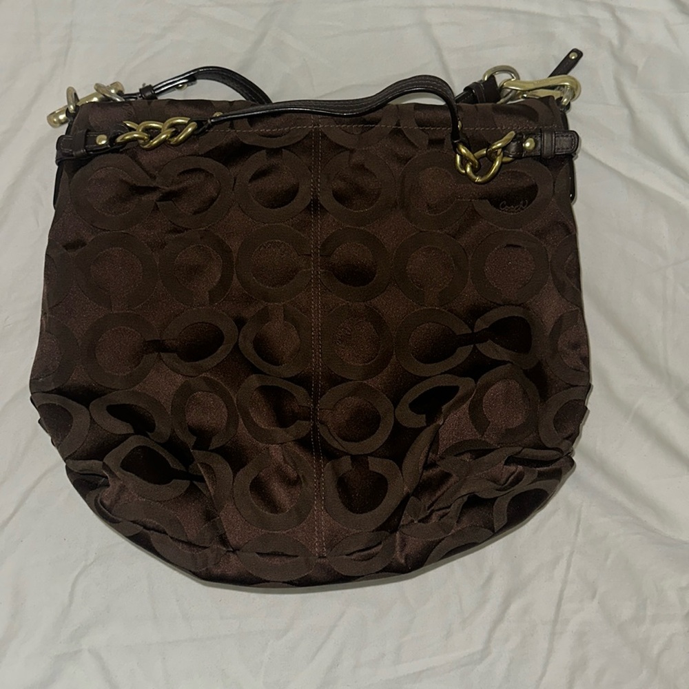 COACH vintage logo hobo bag